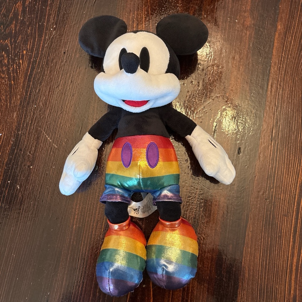 Disney Mickey Mouse Rainbow Plush